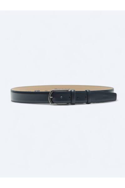 Kip Navy Blue Cowhide Belt