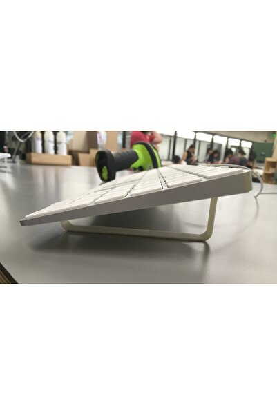 DU&ER ⌨️   حامل لوحة مفاتيح عائم غير مرئي مكون من قطعتين - جهاز حامل مكتبي بسيط