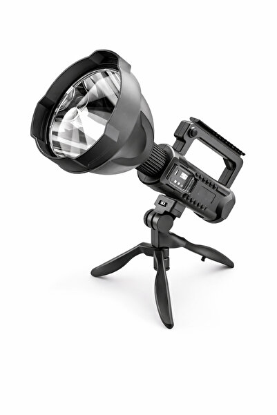 Otto Lanternă LED Profesională cu Trepied, Rază 1500m, Baterie 10000mAh și Fu...