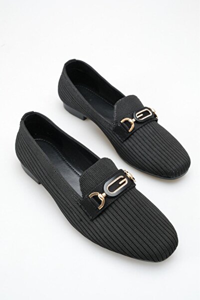 tusemmoda TSM ZARİF DETAYLI SİYAH TRİKO BABET