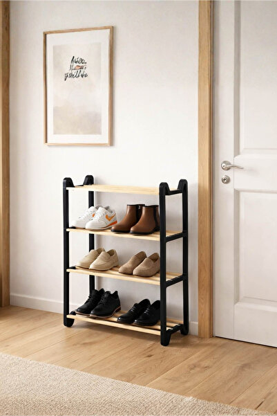 HOMİNG Modüler Masif Ahşap Ayakkabılık Düzenleyici 242497