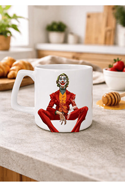 Eylül Design Joker Printed Ceramic Mug 250 ml Luxury