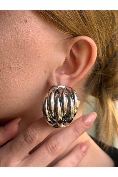 Charmist Steel spiral earrings