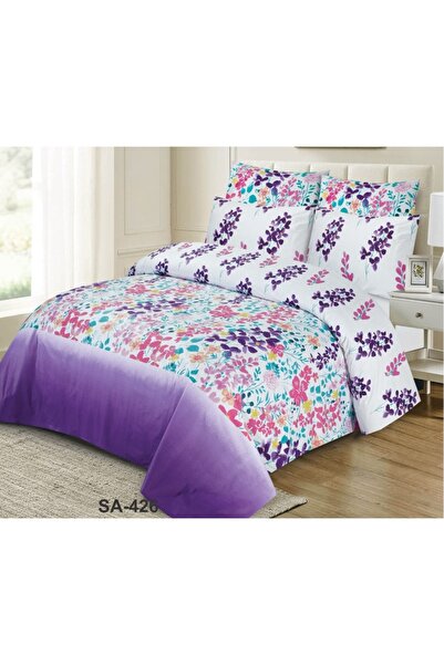 Doltri طقم ملاءات سرير كينج 260 × 240 سم (3 قطع) قطن