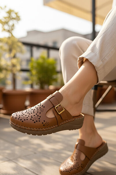 Cozi company ortopedic piele Taba papuci Potrivit pentru pinteni calcaneeni ș...