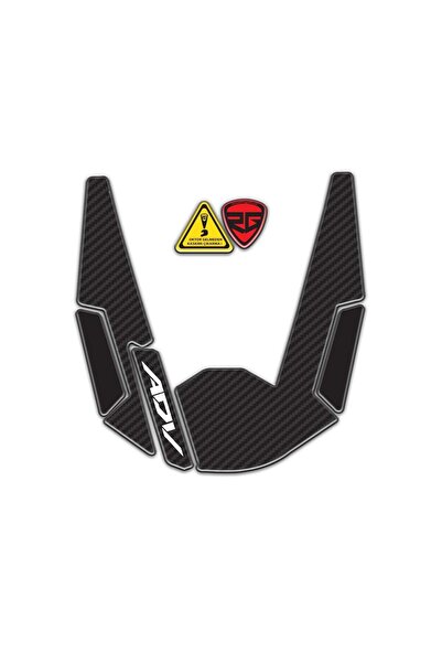 Redline Grafik ADV350 Karbon Görünümlü Çamurluk 3D Kabartmalı Pad Sticker Eti...