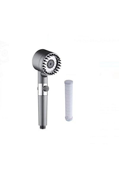 OEM Metallic Gray Shower Head with 3 Water Jets