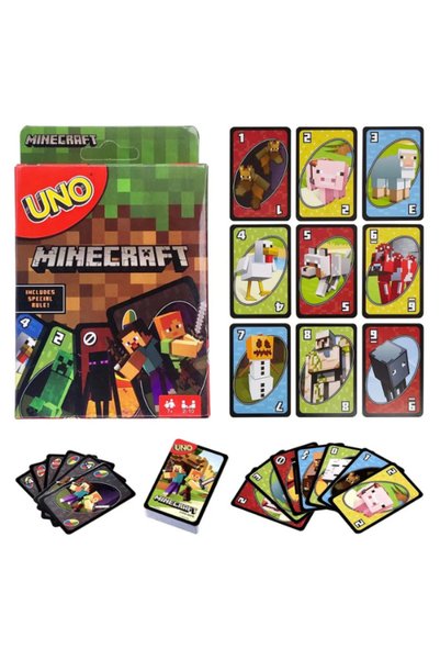 Generic Minecraft UNO Sanrio Family Card Game – Themed Kids & Family Party Card Game