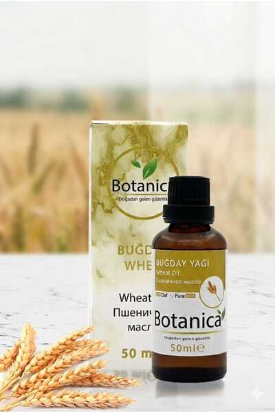 botanica زيت جنين القمح النقي 100% 50 مل - مركب عناية مغذي يحتوي على نسبة عال...