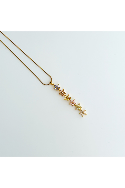 Boise Atelier Floweriy Steel Necklace |   Steel Necklace