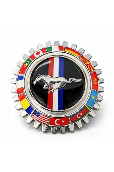 Mega Oto Market Tırtıl Arma Dekoratif Mustang – Amerikan Spor Otomobil Duvar ...