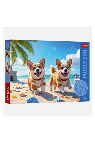 Trefl Puzzle 200 pieces Cats at the beach with shells, for children 7+ years ...