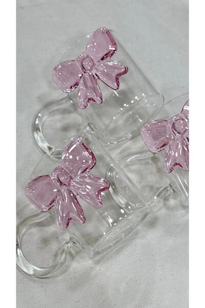 Saatistan Sevimli Fiyonk Model Cam Kupa, Şık ve Renkli Tasarım