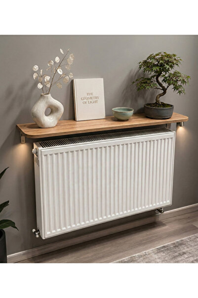 Nowella Home Petek Üstü Raf - Uçan Raf 16x60 cm - Duvar Rafı Gizli Askılı