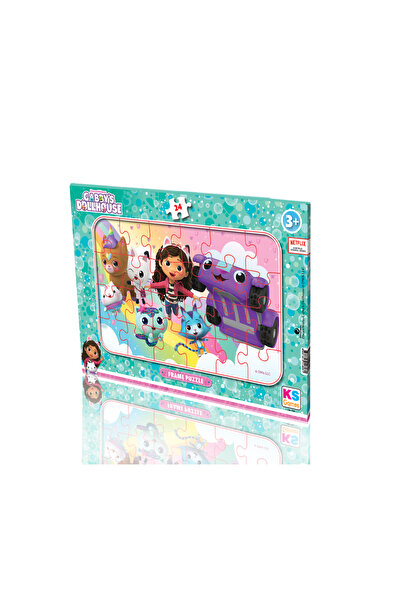 Ks Games Gabby's Dollhouse Frame Puzzle 24 Parça