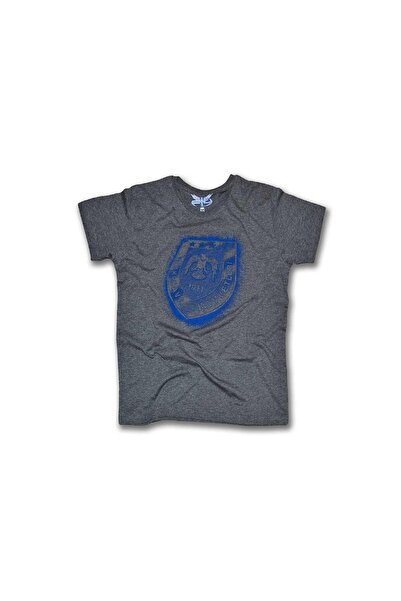 Hava Kuvvetleri Logo Kadın Kısa Kollu T-shirt - Gri