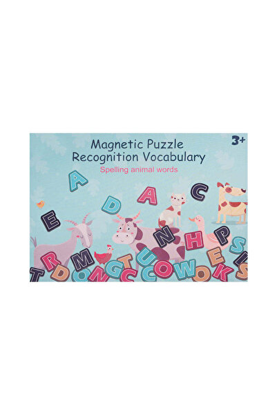 Toybox Magnetic Puzzle Book, Word Puzzle Game for Kids Early Education Englis...