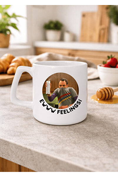 Eylül Design The Big Bang Theory Printed Ceramic Mug 250 ml Luxury