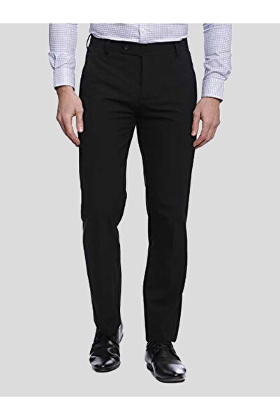 TAHVO By Styli Men Black Stretchable Formal Trousers