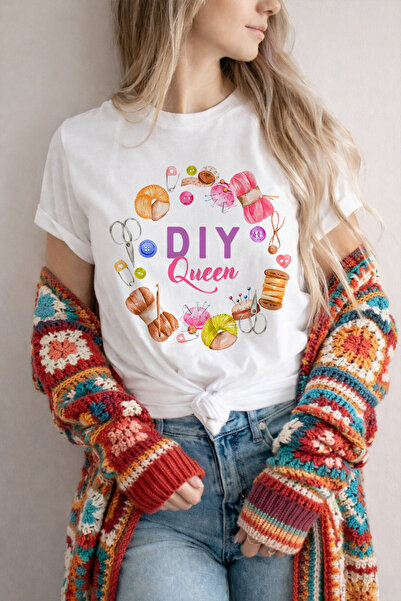 FANA Knitting Sewing Enthusiasts Hobby Special Printed Unisex T-Shirt – Overs...