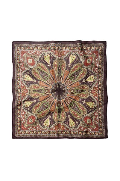 Sultan İpek Ethnic Patterned Scarf / Bandana 70X70Cm