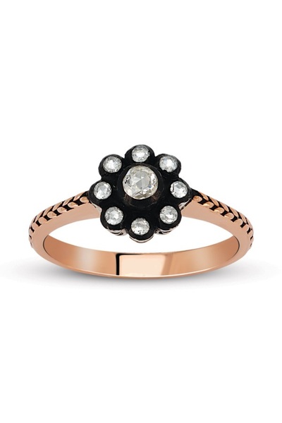 Harem Altın 0.15 Ct Elmas Yüzük EY20