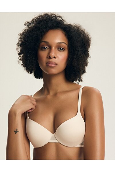 Henderson Lightly Padded Bra Reinforced & Underwired Smooth Cups with Mesh De...