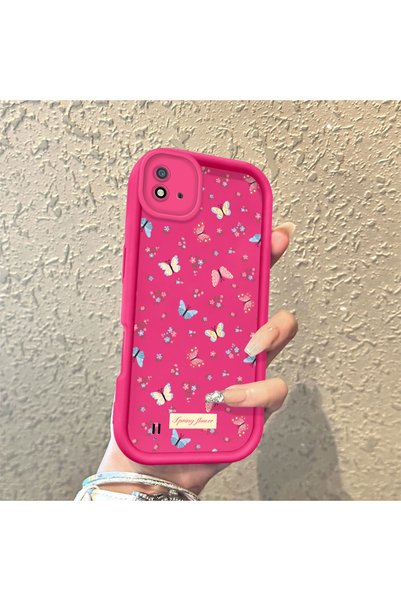 SLIMFELT Realme C11 2021 High Quality Plain Butterfly Case, Silicone, Shockpr...