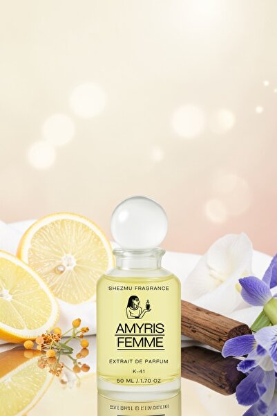 Shezmu Fragrance Amyris Femme Kadın Extrait de Parfum – Işıltılı Narenciye, Z...