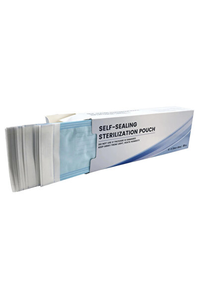 Expertyol Sterilizoyon için Şeffaf Kraft Paket 200 adet