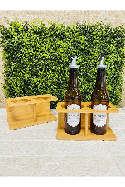 Home Double Oil Dispenser with Stand