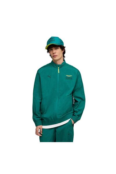 Puma 635378-04 Amf1 T7 Oversized D Jacket Men's Jacket Green