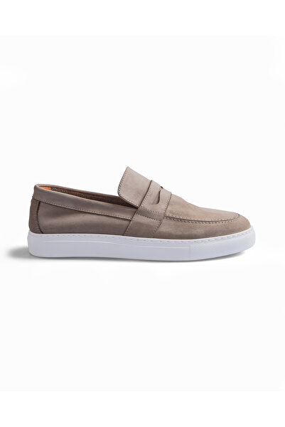 CARVAO Nile Casual Nubuk Loafer Vizon Erkek Ayakkabı