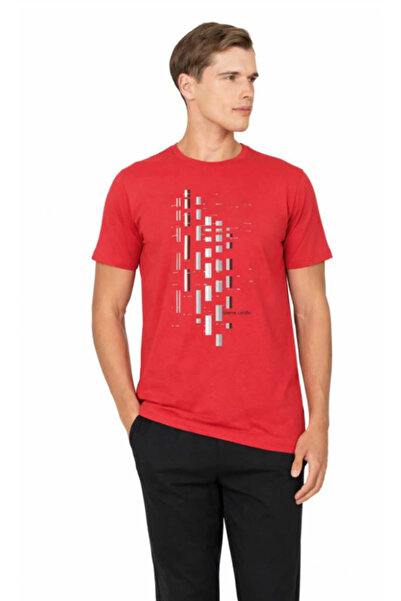 Pierre Cardin Men's Short Sleeve Crew Neck Combed Cotton Pajama Set