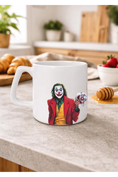 Eylül Design Joker Printed Ceramic Mug 250 ml Luxury