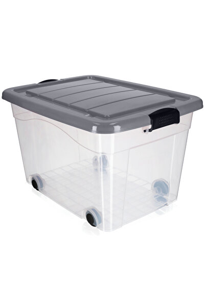 KADAX Ladă mare pentru jucării, cu roți, din plastic, 60 l