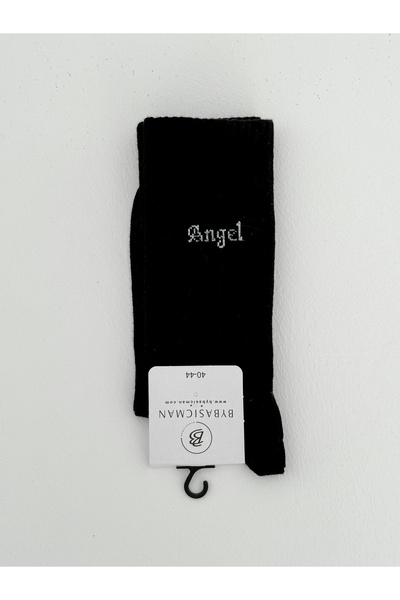 BYBASICMAN Crne anđeoske čarape