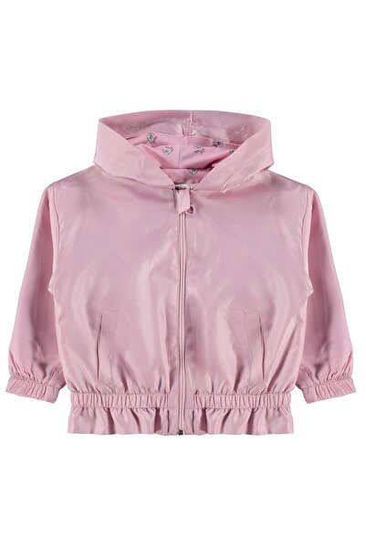 Civil Girls Kabanica za deca od 2-5 godina sa naboranim rubom - roza 2-3 godine