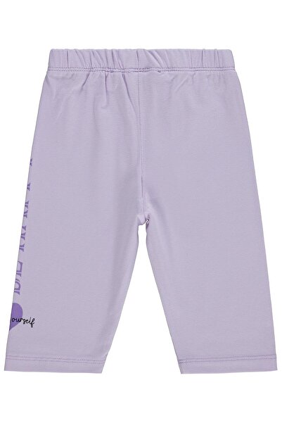 Civil Girls Be Happy Štampano Tajice za decu 2-5 godina - Lila 4-5 godina