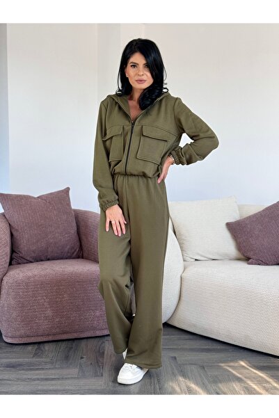 RAMONA BADESCU EXCLUSIVE Γυναικείο σετ casual αθλητικού στυλ σε φούξια χρώμα ...