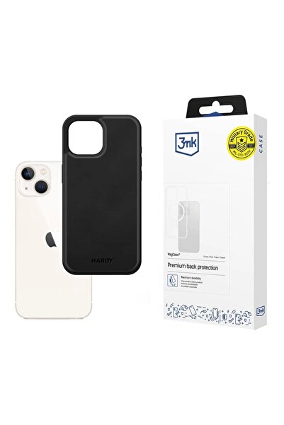 3MK Hardy Silky Leather MagSafe Case for iPhone 13 - Black