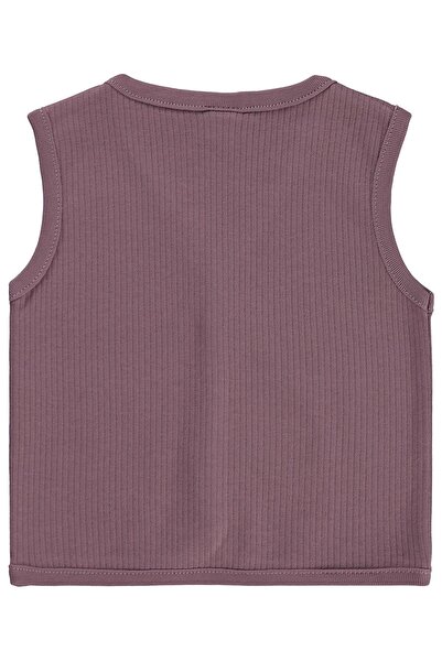 Civil Baby pisică cu imprimeu 6-18 Luni vestă - Maro 9-12 Luni