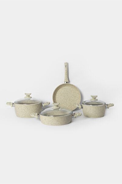 Alfa 7-piece black granite set ALSW-7PC-LS