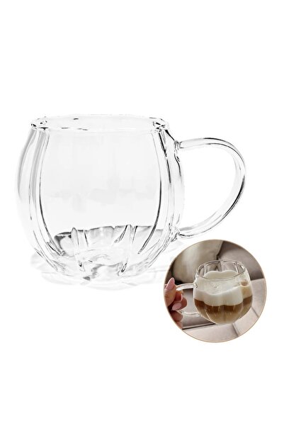 OEM Cup with wavy walls, grooved, with handle