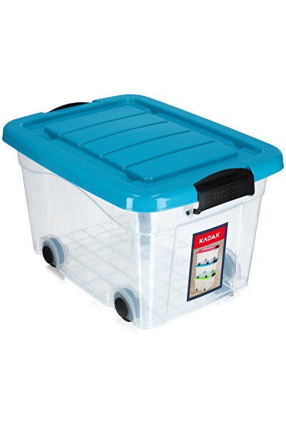 KADAX Toy Container Large Box Crate on Wheels Plastic Large 20L