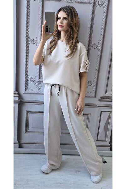 GLAMSI Women's set of pants and t-shirt with Patterned