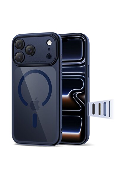 Tech-Protect MagPeak CC MagSafe Case for iPhone 17 Pro Max Blue/Clear