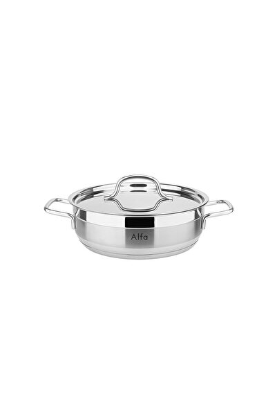 Alfa Turkish stainless steel flat saucepan 24 ORIGI