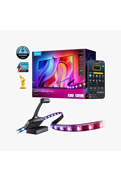 Govee T3 Pro TV Arkası Led Şerit Ambiyans Aydınlatma, TV Renk Senkronizasyonu...