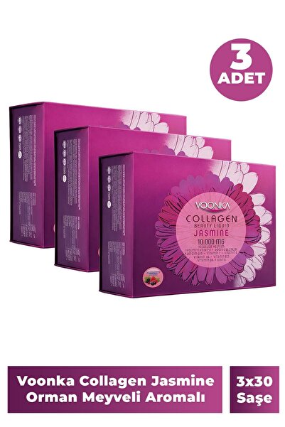 Voonka Collagen Jasmine Orman Meyveli Aromalı 30 Saşe 50 ml 3 Adet